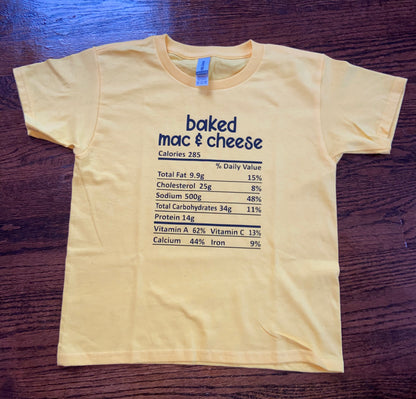 Holiday Nutrition Facts Shirt