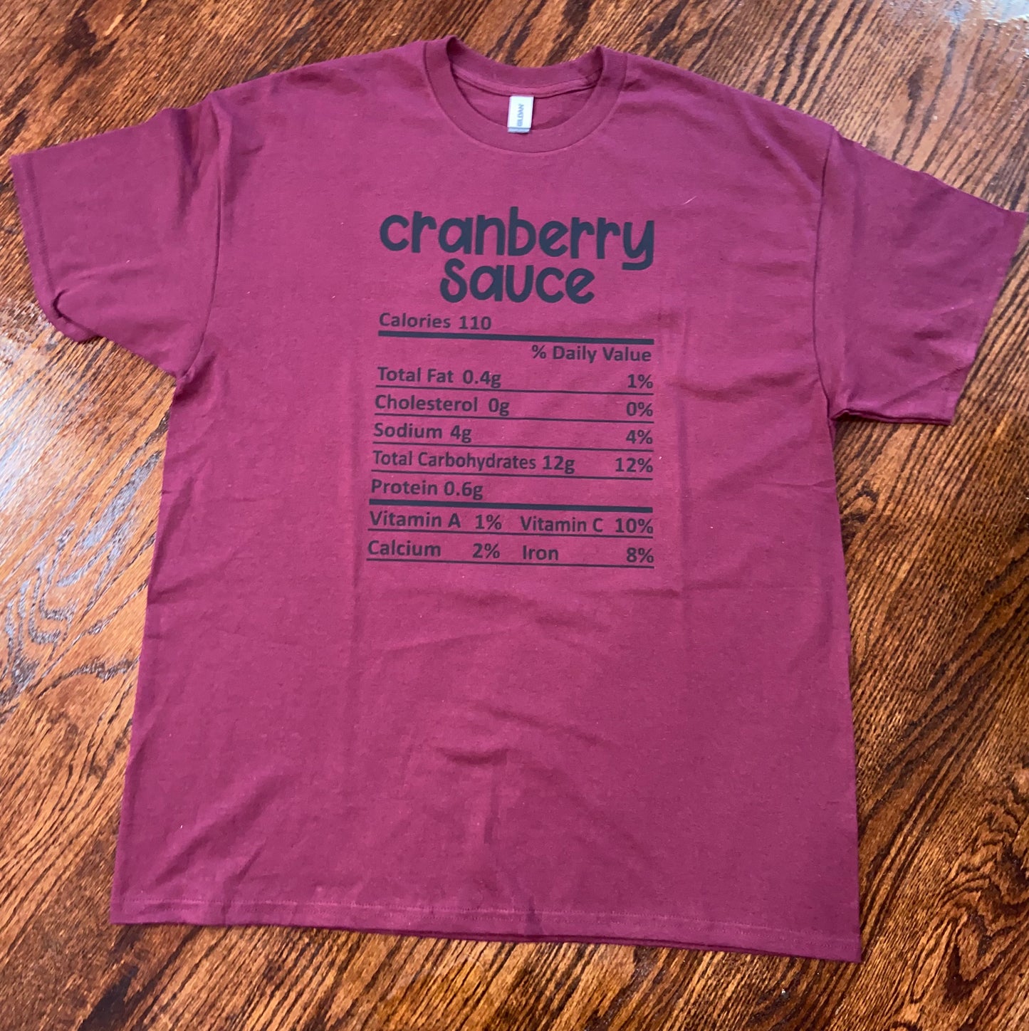 Holiday Nutrition Facts Shirt